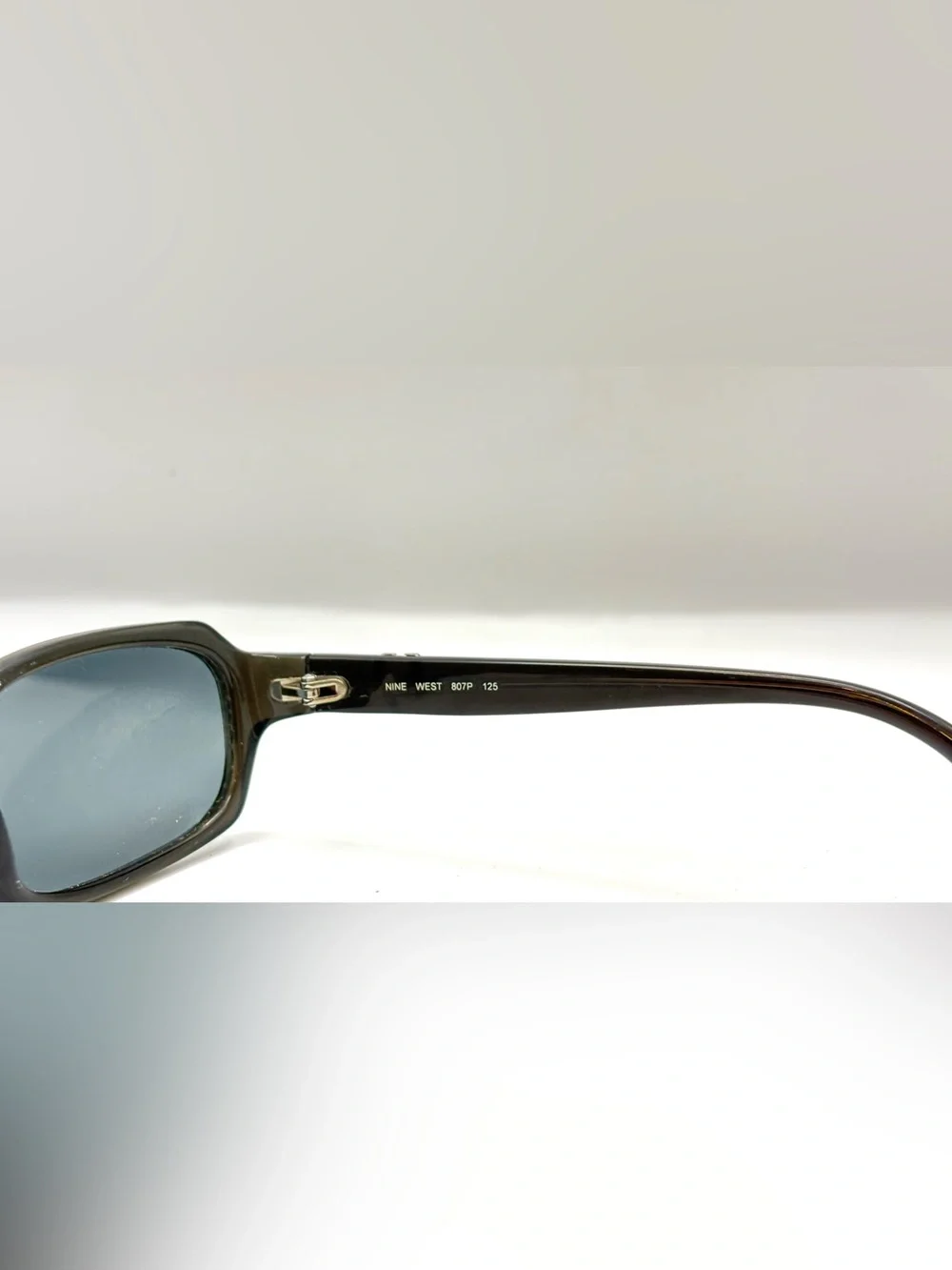 Nine West Crystal 15 Black Oval Sunglasses Frames Only